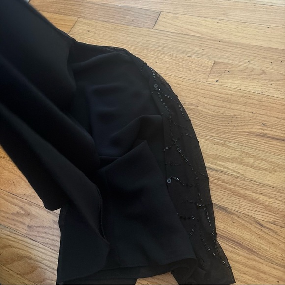 JS Collection Wide Leg Beaded Pants Size 14p - Picture 7 of 7